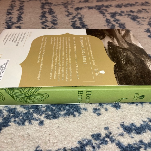 HCSB Holman Christian Standard Bible Personal Size Green- Read Descripti… - Picture 3 of 8
